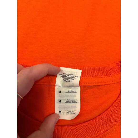 Fruit Of The Loom Heavy HD Halloween M T-Shirt "I'm Here For The Boos" Skeleton - Picture 7 of 10